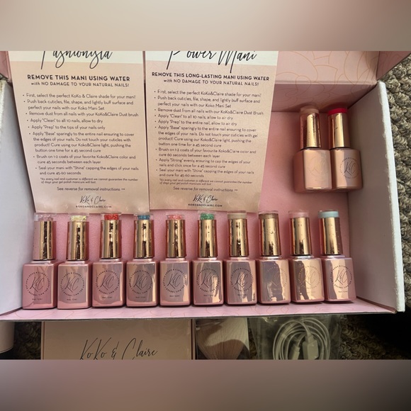 Koko & Claire Luxury Nail Gel Manicure Kit Polish Laquer Over $300 value… - Picture 3 of 6